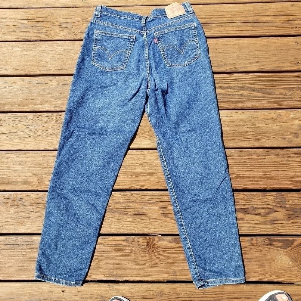 LEVI'S 512 Classic Slim Fit Stretch Tapered Leg High Waist 12S EUC